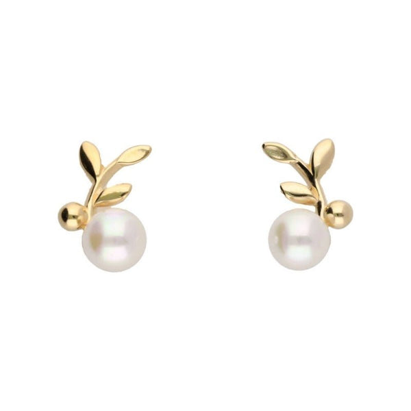 MAJORICAMajorica 16585.01.1.000.010.1 Women's Earrings – Gold - Plated 925 Silver, 6mm White Pearls, Romea CollectionBIJOUXEcecile