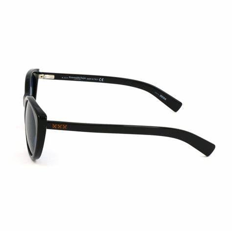ERMENEGILDO ZEGNAErmenegildo Zegna Couture ZC0009 - F 01A53 Unisex Sunglasses - Black Acetate Frame, Grey Polarized Lenses, 53mmEYEWEAREcecile