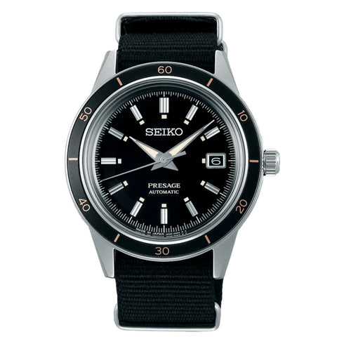 SEIKOSeiko Presage SRPG09J1 – 41mm Black Dial, 4R35 Automatic, Nylon StrapWATCHESEcecile