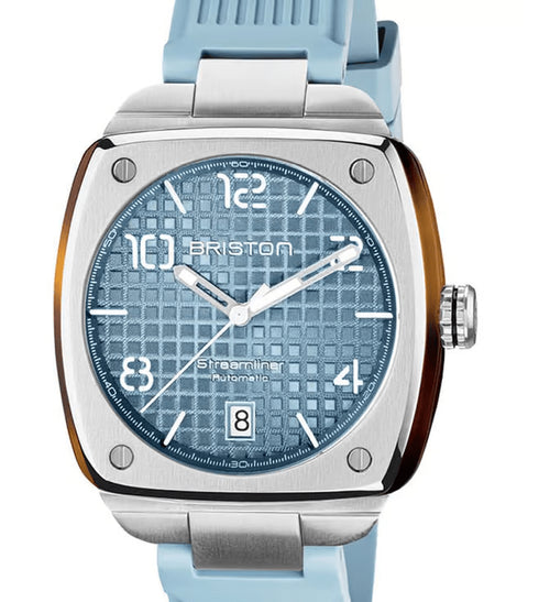 BRISTONBriston 23640.S.T.25.RIB Streamliner Urban Watch – Ice Blue Dial, Auto, 40mmWATCHESEcecile