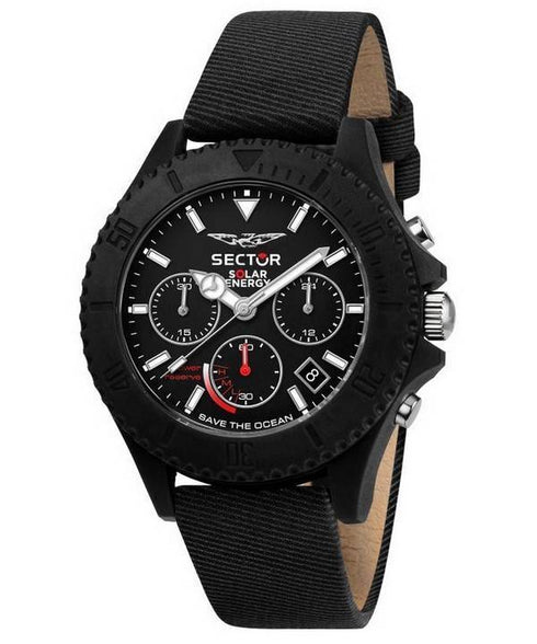 Sector Save The Ocean Men's Quartz Watch - Recycled Plastic Case, NATO Strap