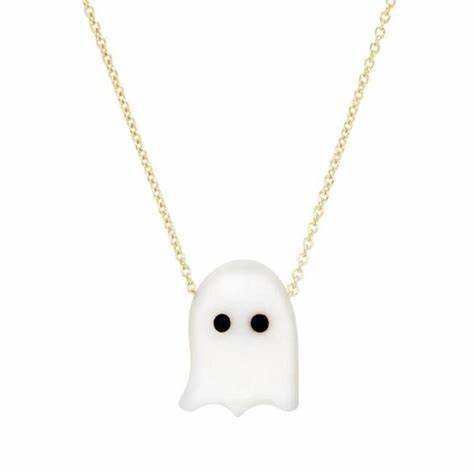 ALIITAAliita NRCOA400CEYG09K Fantasma Necklace – 9kt Yellow Gold, White Coral GhostBIJOUXEcecile