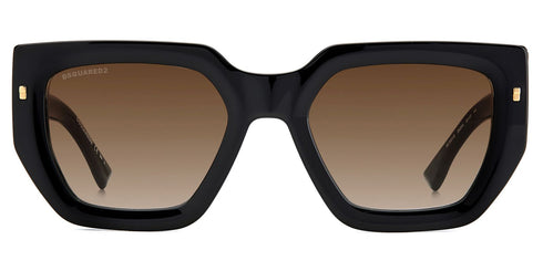 DSQUARED2DSquared2 D2 0031/S Unisex Sunglasses – Black Acetate Frame, Grey Gradient LensesEYEWEAREcecile
