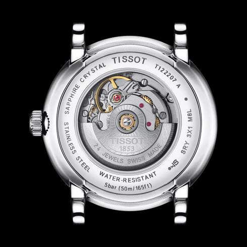 TISSOTTissot Carson Premium Automatic Lady T1222071103600 - 30mm Stainless Steel Watch with Diamond MarkersWATCHESEcecile