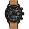 TIMBERLANDTimberland Callahan TDWGF2102603 Men's 46mm Black Dial Quartz Watch – Brown Leather StrapWATCHESEcecile