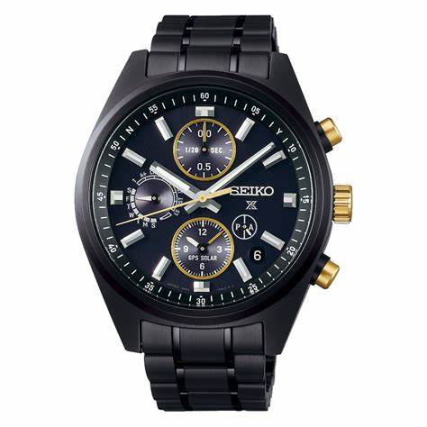 Seiko Prospex Speedtimer SSH169J1 Edición Limitada GPS Solar Cronógrafo - 42mm Acero Inoxidable Negro