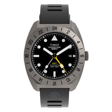 Timex TW2W53000 Men’s Expedition North Titanium Automatic GMT 41 mm – Black Dial