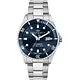 Philip Watch R8223216011 Caribe Diving Men's Watch – 42mm, Blue Dial, Automatic, Steel Bracelet