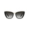 Dolce & Gabbana DG6144 501/8G Gafas de Sol Mujer - Montura Negra, Lentes Gris Gradiente