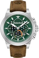 TIMBERLANDTimberland TDWGB0056001 Fast Strike Men's Chronograph Watch – 46mm Stainless Steel Case, Green Dial, Brown Leather Strap, 5 ATM Water ResistanceWATCHESEcecile