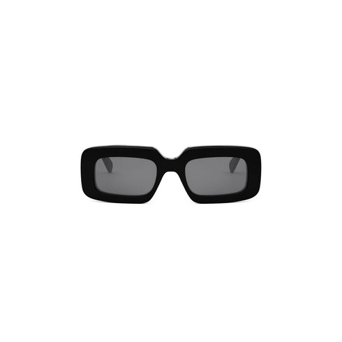 CELINECeline CL40313U Triomphe Rectangle Sunglasses – 53 mm Black Acetate FrameEYEWEAREcecile