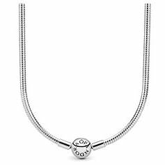 Pandora 590742HV-50 Collier à chaîne serpent Moments - argent sterling, 50 cm