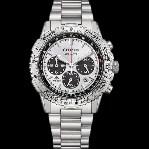 CITIZENCitizen Promaster CA4660 - 61A Men's Silver Chronograph Watch – Eco - Drive, 40mm, 200M WRWATCHESEcecile