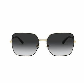 Dolce & Gabbana DG2242 1334/8G Women's Sunglasses - Gold Frame, Gray Gradient Lenses