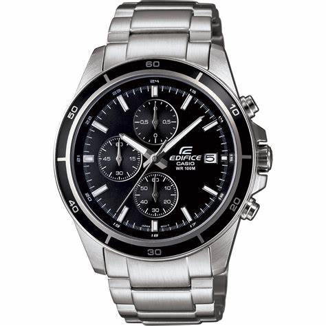 CASIO EDIFICECasio Edifice EFR - 526D - 1AVUEF Men's Chronograph Watch – Black Dial, Stainless Steel BraceletWATCHESEcecile