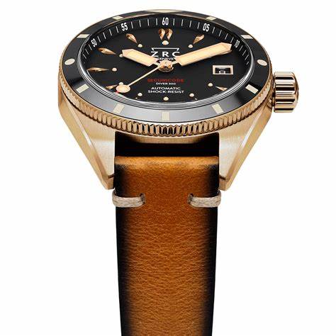 ZRC 1904 GENEVEZRC Securicode Diver 300 SC39463 - 39mm Bronze Case, Black Guilloché Dial, Limited EditionWATCHESEcecile