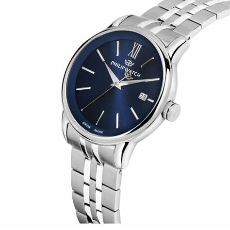 PHILIP WATCHPhilip Watch Anniversary R8253150040 Men's Quartz Watch - 40mm Steel Case, Blue DialWATCHESEcecile