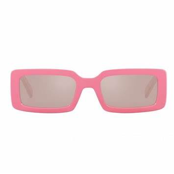 Dolce & Gabbana DG6187 3262/5 Women's Sunglasses - Pink Frame, Light Pink Mirrored Silver Lenses