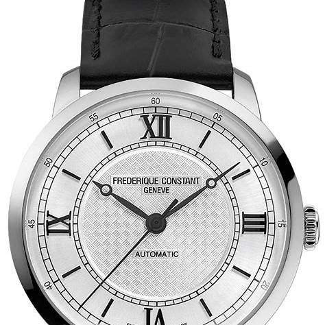 FREDERIQUE CONSTANTFrederique Constant Classics Premiere FC - 301S3B6 Men's Watch – Silver Dial, Black Leather StrapWATCHESEcecile