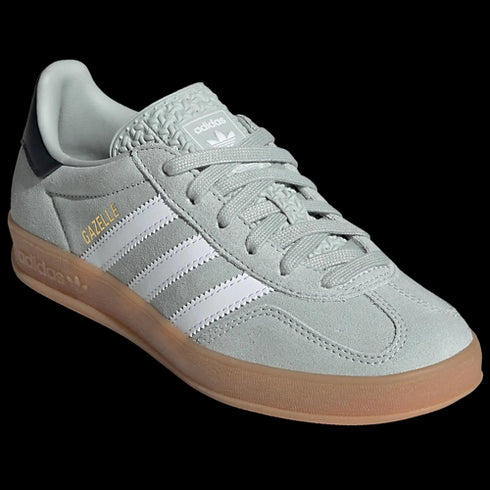 Adidas Gazelle Argent Blanc Femme