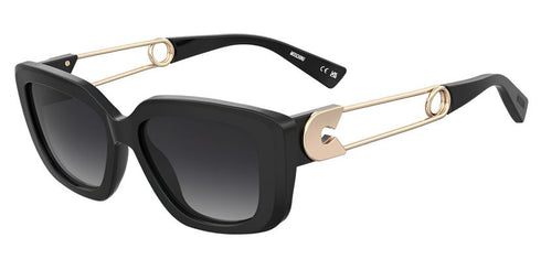 Moschino MOS168/S 8079O Damen-Sonnenbrille - Schwarzer Rahmen, graue Verlaufsgläser