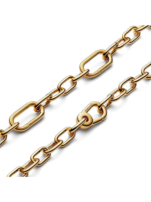 Pandora ME Small-Link Chain Bracelet 569662C00-2 - 14k Gold-Plated, 16cm