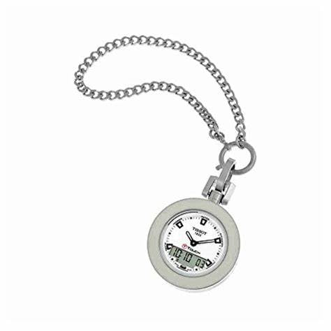 Reloj Tissot Pocket Touch Hombre - Esfera blanca, caja de titanio, pantalla digital multifunción