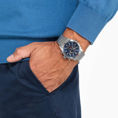Citizen AT2520-89L Eco-Drive Reloj Cronógrafo Hombre - Esfera Azul