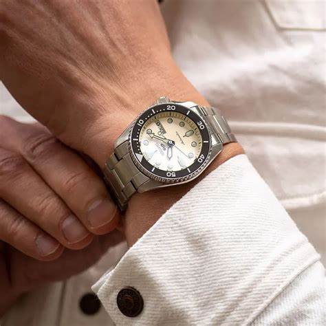 SEIKOSeiko 5 Sports SRPK31K1 Men's Automatic Watch - 38mm Stainless Steel, Cream DialWATCHESEcecile
