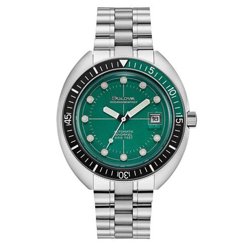 BULOVABulova 96B322 Oceanographer Devil Diver – 44mm Automatic, Green Dial, 200M WRWATCHESEcecile