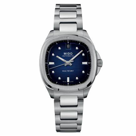 MIDOMido Multifort TV 35 MOP Diamond M049.307.11.106.00 Automatic Women's Watch – Stainless Steel BraceletWATCHESEcecile