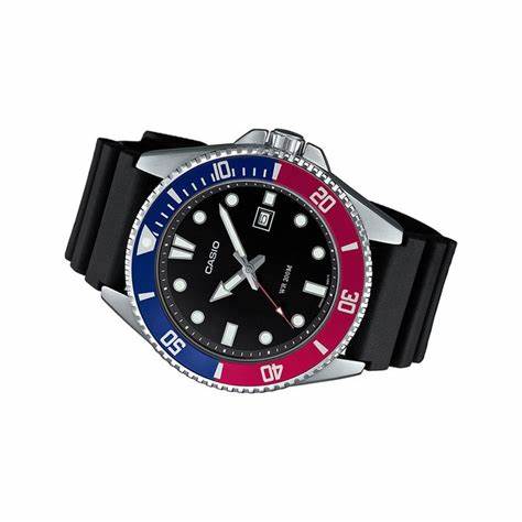 CASIO & VINTAGECasio MDV - 107 - 1A3VEF Men's Watch - Black Dial, Stainless Steel BraceletWATCHESEcecile