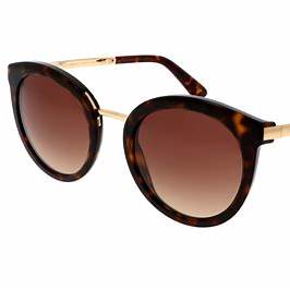 Dolce & Gabbana DG4268 502/13 Women's Sunglasses - Havana Frame, Brown Gradient Lenses