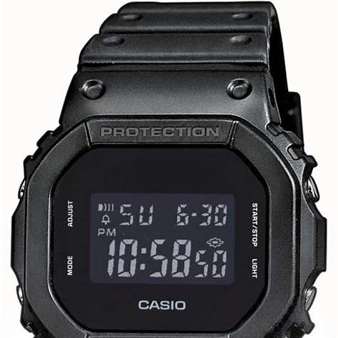 Casio G-Shock DW-5600BB-1ER Reloj digital para hombre - Correa de resina negra