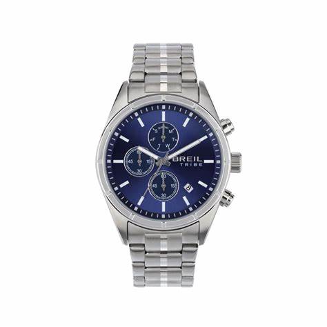 Breil Captain EW0692 Men's Chronograph Watch - Blue Dial, Stainless Steel Bracelet