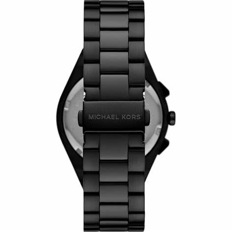 Michael Kors MK9146 Herrenuhr Lennox Schwarz Edelstahl Chronograph