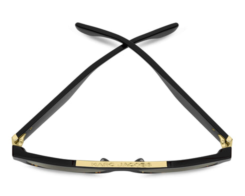 Occhiali da sole Marc Jacobs MARC 757/S WR7/9K - Montatura tartarugata nera, lenti verdi sfumate