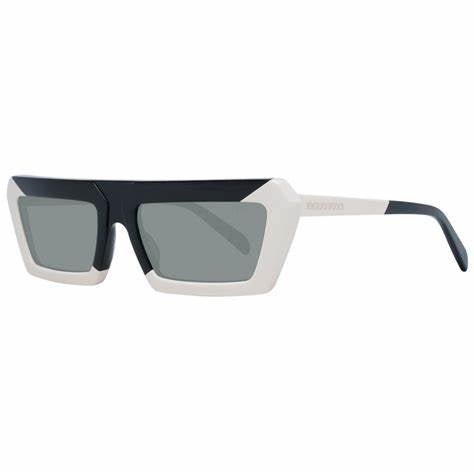 EMILIO PUCCIEmilio Pucci EP0175 5604A Women's Wayfarer Sunglasses – Multicolor Acetate Frame, Gray Polarized Lenses, Ø 56mmEYEWEAREcecile