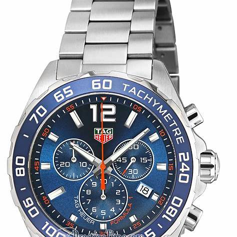 TAG Heuer Formula 1 Cronógrafo CAZ1014.BA0842 Reloj de cuarzo para hombre - Esfera azul, Brazalete de acero inoxidable