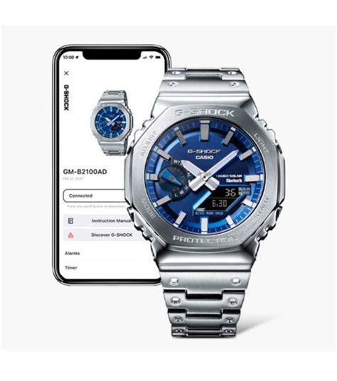 CASIO & VINTAGECasio G - SHOCK GM - B2100AD - 2AER Full Metal Blue Dial Solar - Powered WatchWATCHESEcecile