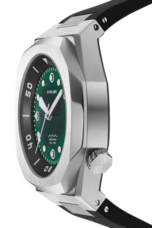 D1 MILANOD1 Milano Subacqueo DVRJ03 - 43.5mm Stainless Steel, Deep Green Dial, Automatic Diver's WatchWATCHESEcecile