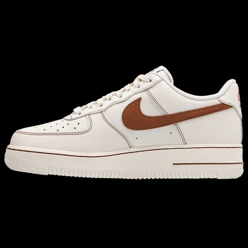 Nike Air Force 1 07 Blanc Marron Femmes