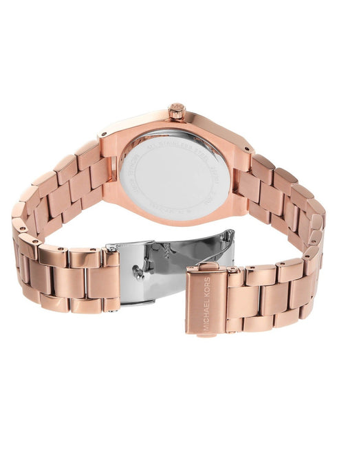 Michael Kors MK7392 Orologio da donna in acciaio inossidabile con tonalità oro rosa, 37 mm