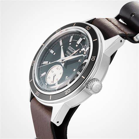 Seiko Presage SSA451J1 Reloj Automático Hombre - Esfera Verde, Correa de piel Marrón