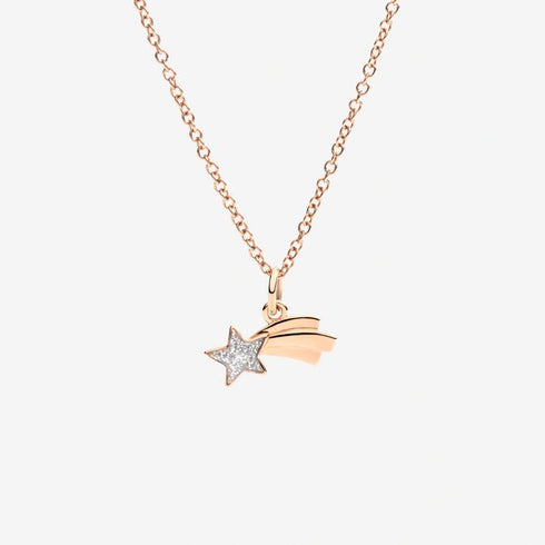 DODODoDo Comet Star Charm DMC4012XSTARESI9R – 9K Rose Gold with Glitter EnamelJEWELRYEcecile