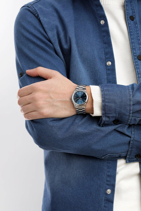 Hamilton Jazzmaster Lady Auto H32315141 - 34mm Edelstahl, blaues Zifferblatt