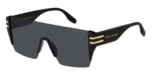 Lunettes de soleil unisexe Marc Jacobs MARC 712/S 807/IR - monture noire, verres gris