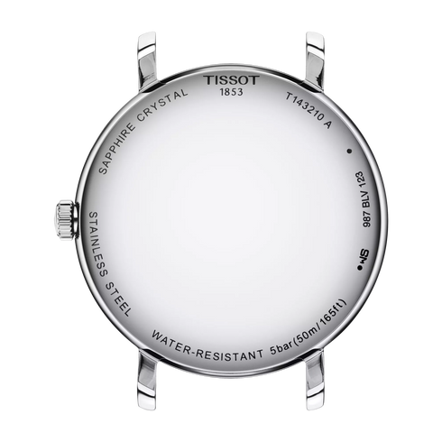 Tissot Everytime T1432101603300 – 34 mm Esfera plateada con números romanos