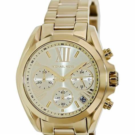Michael Kors MK5798 Montre chronographe Mini Bradshaw en or pour femme