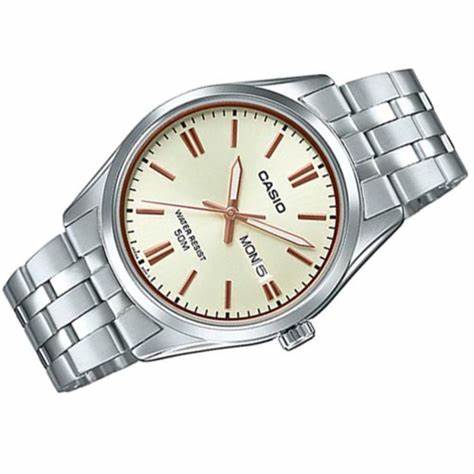 CASIO & VINTAGECasio LTP - 1335D - 9AVDF Women's Watch - Champagne Dial, Stainless Steel BraceletWATCHESEcecile